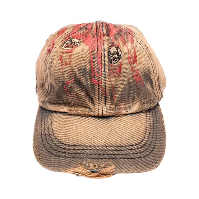 Chanel Cap, Olive Green / Beige