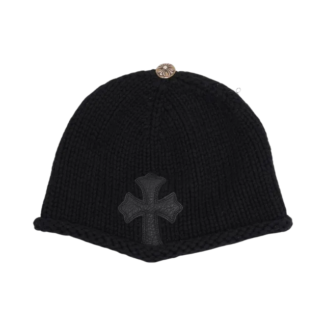 Chrome Hearts Beanie, Black And Silver