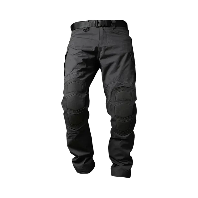 Black With Red Accents Pants, Black With Red Accents