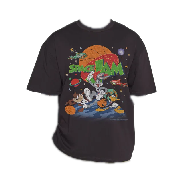 Black T-Shirt in Black / Multi
