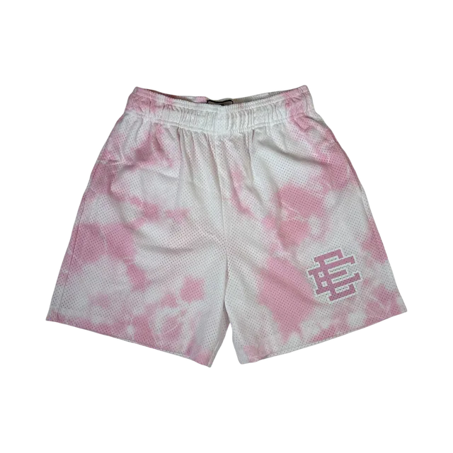 Eric Emanuel Shorts, Pink / White / Light Blue