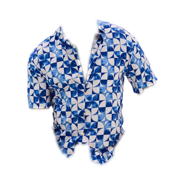 Mogul Shirt, Light Blue / Beige / White / Red / Dark Blue
