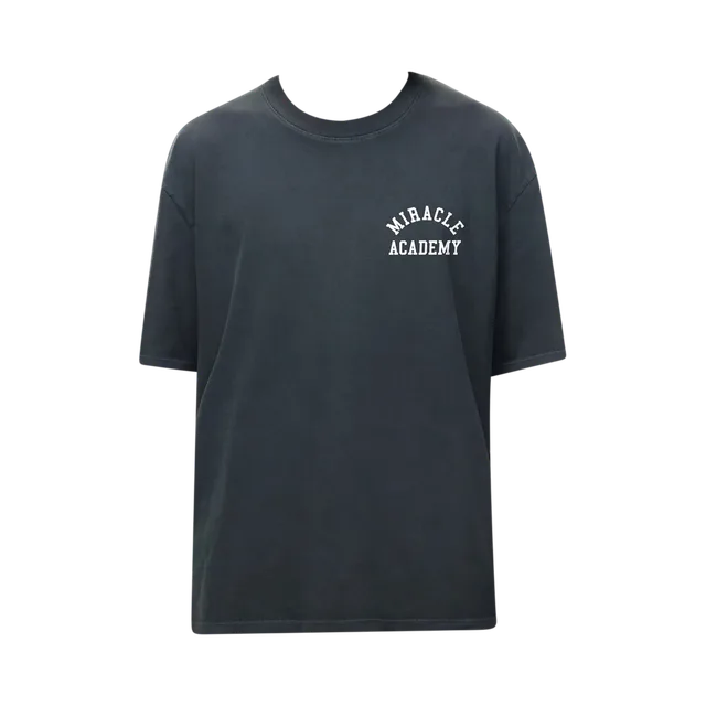 Nahmias T-Shirt, Black With White Trim