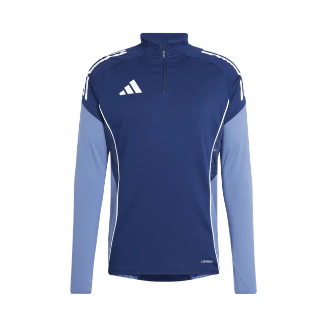 Adidas Long-Sleeve, Navy Blue And Light Blue