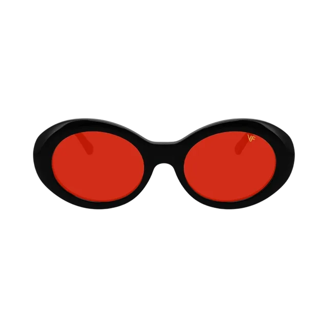 Vintageframes Sunglasses, Black Frame / Dark Lenses