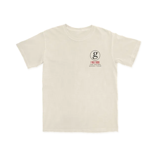 White T-Shirt, White / Blue
