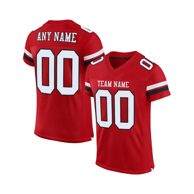Red Jersey in Red / White