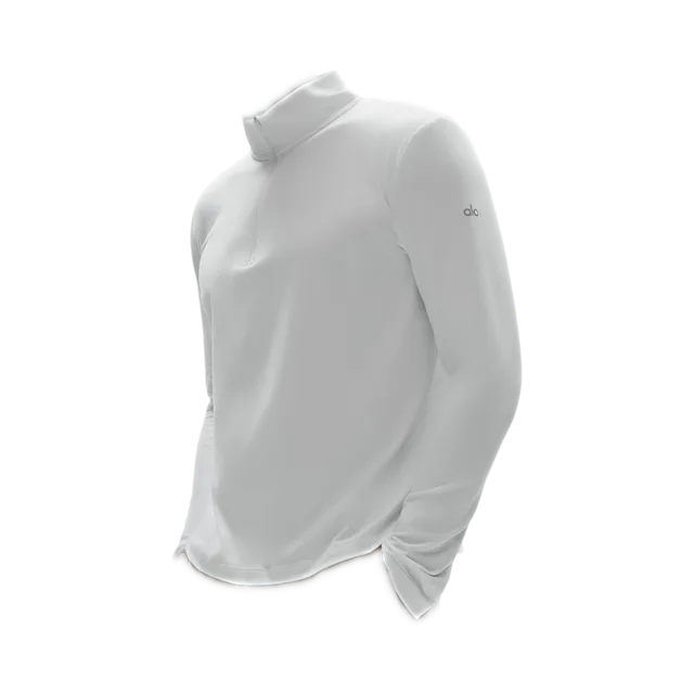 Alo Yoga Shirt, White With Red Necktie