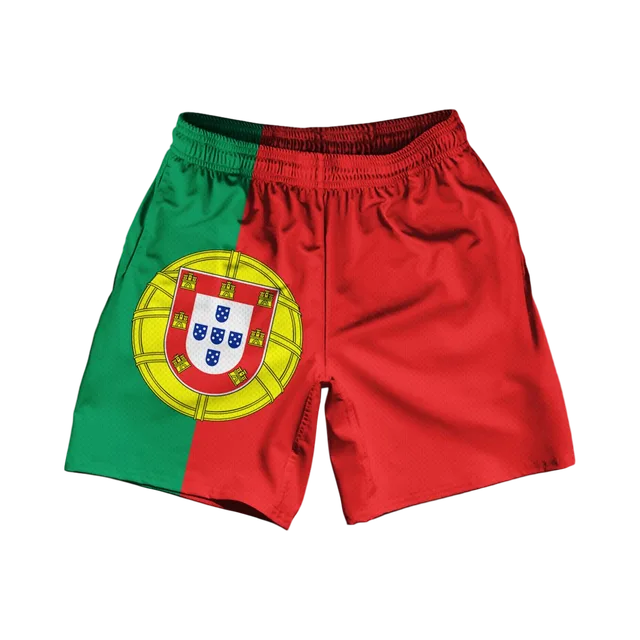 Green Shorts, Green / Red / Yellow / White