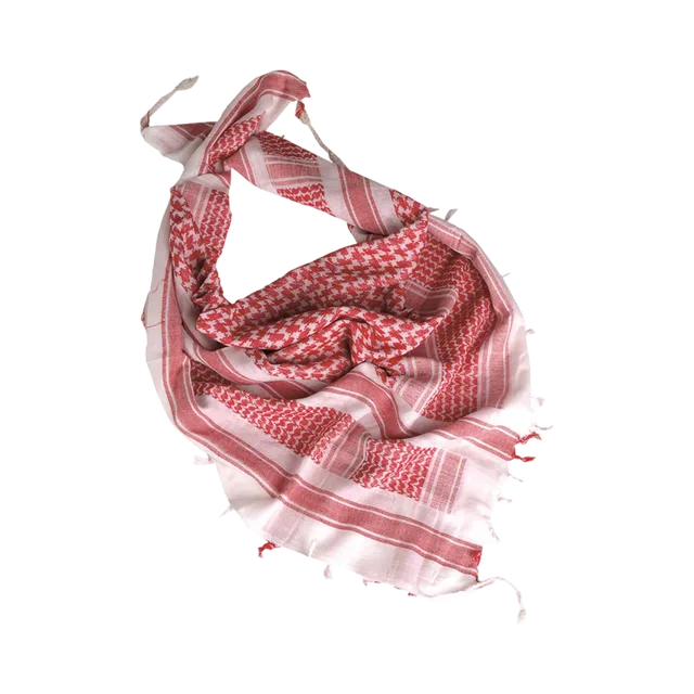 Mil-Tec Scarf, White / Red