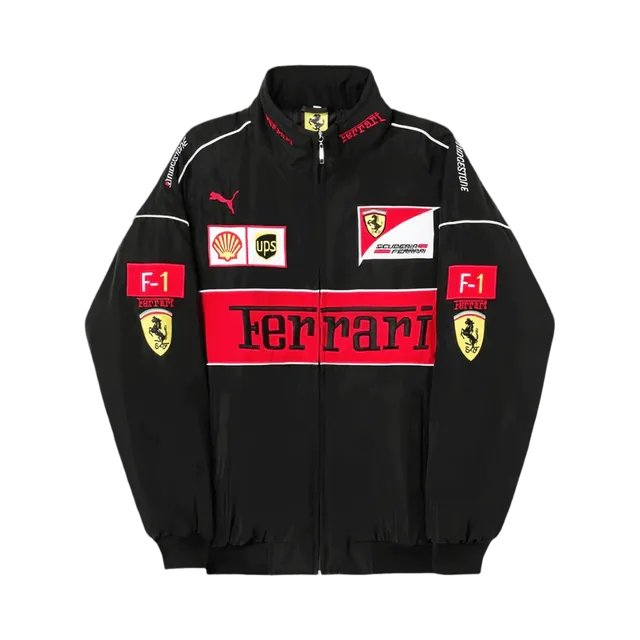 Black And Grey With White Piping Jacket, Black And Grey With White Piping
