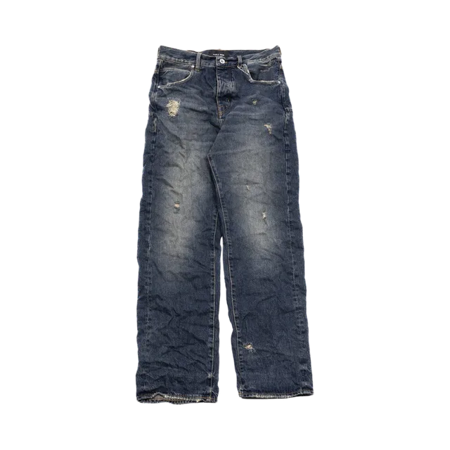Purple Jeans, Blue / Tan