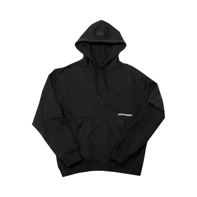 Broken Planet Hoodie, White / Black