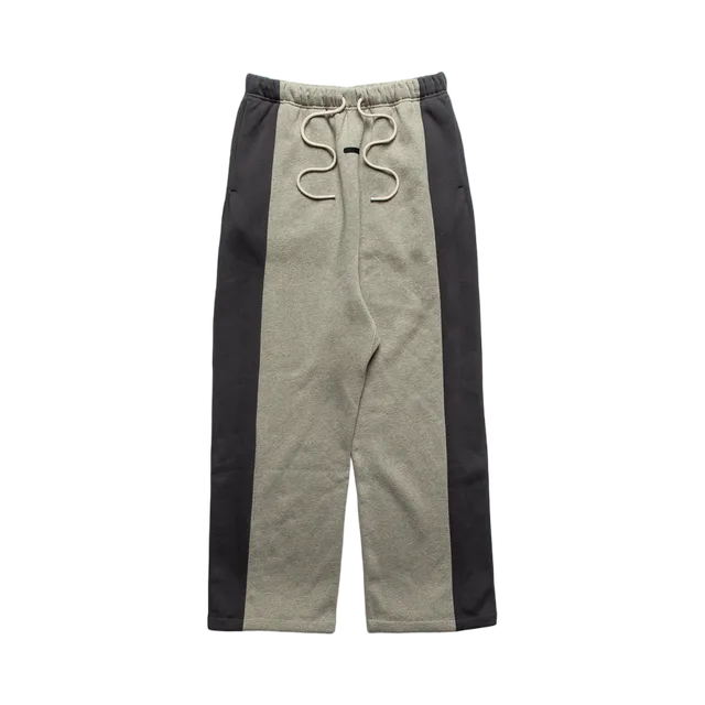 Fear Of God Essentials Sweatpants, Grey With Black And White Side Stripes