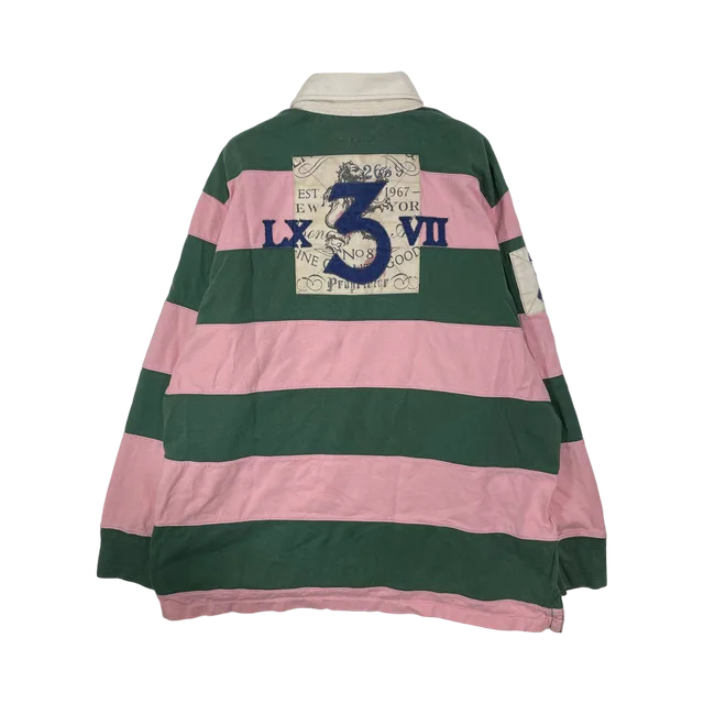 Polo Ralph Lauren Shirt, Pink / Green / And White