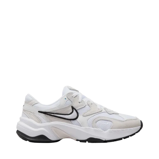 Nike Air Monarch Iv 4e Wide — White/Metallic Silver-Midnight Navy, White With Navy/Black Accents