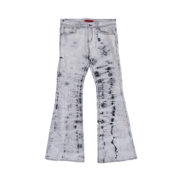 Gray Jeans, Gray / Brown / White