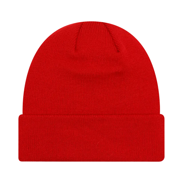 New Era Mens Manchester United Essentials Beanie Hat - Red, Red / Yellow
