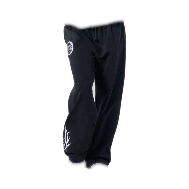 Youngla Sweatpants, Navy Blue / White