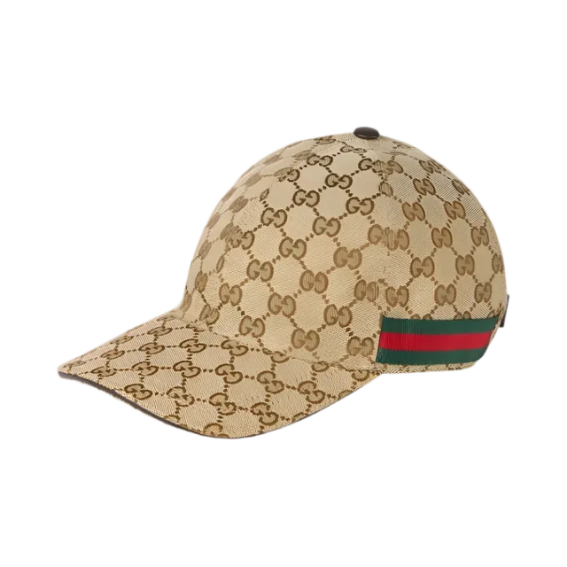 Gucci Cap, Beige / Brown / Red / Green