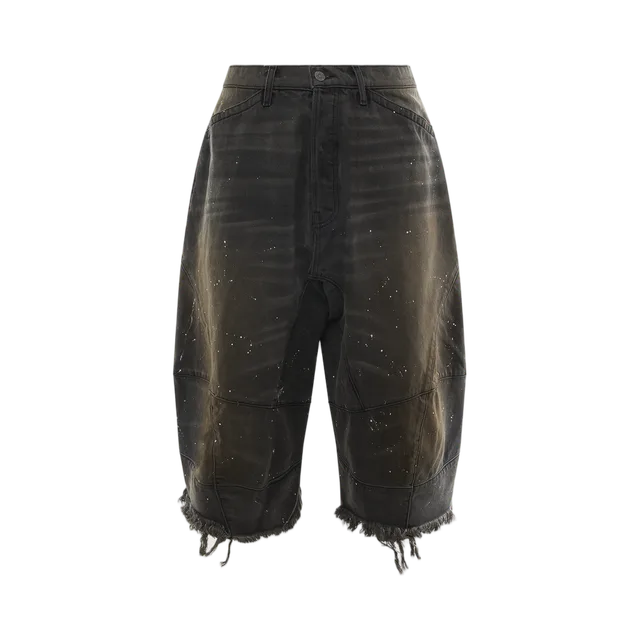 Satoshinakamoto Shorts, Charcoal Grey