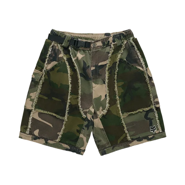 Foxlab Shorts, Green / Brown / Black (Camouflage Print)