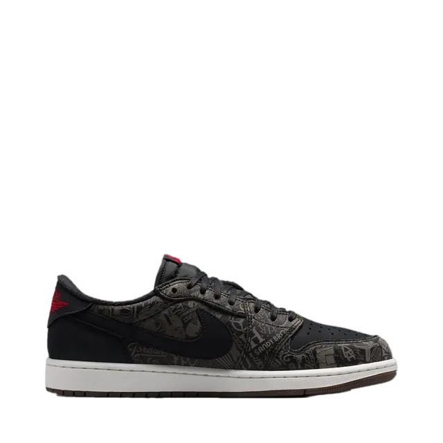 Jumpman Logo Sneakers, Black / White / Red