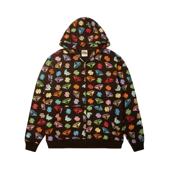 Louis Vuitton Monogram Printed Brown Down Padded Jacket 48 158966255 [P], Brown / Multicolored