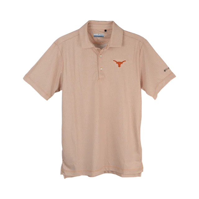 Columbia Shirt, Burnt Orange And White