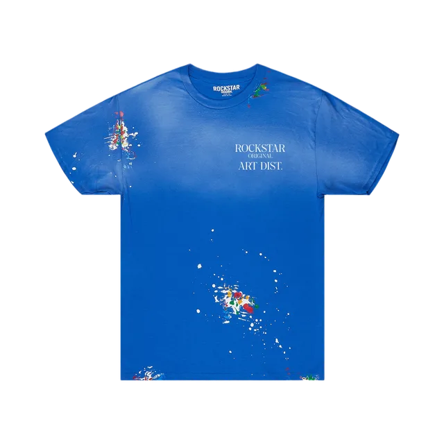 Blue T-Shirt, Blue / Yellow / White