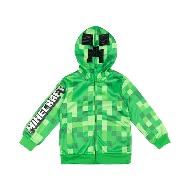 Green Hoodie in Green / Lime Green