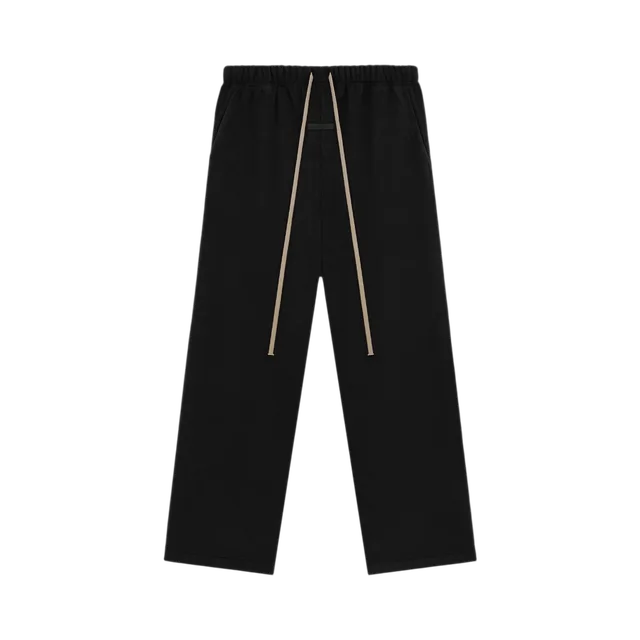 Fear Of God Essentials Pants, Black With White Drawstring