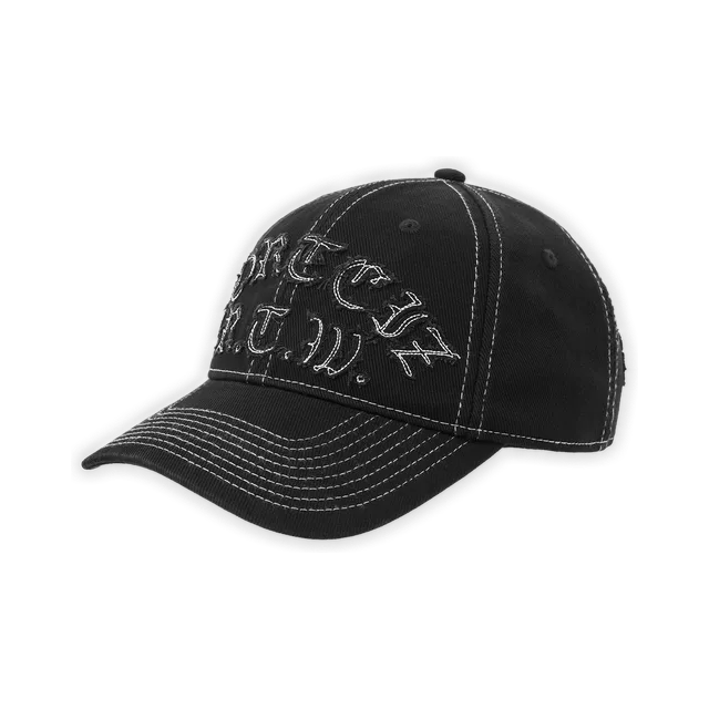 Corteiz Cap in Black / White