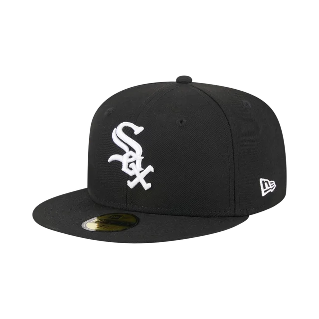 Chicago White Sox Cap, Black And White