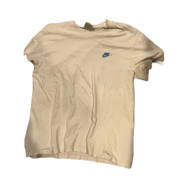 Nike T-Shirt, White With Teal Accent