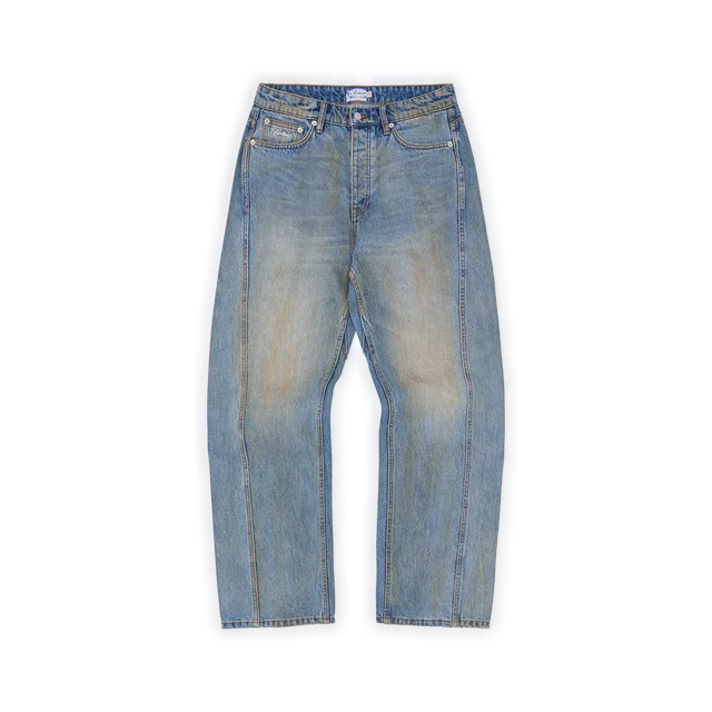 Corteiz Jeans, Blue / Yellow / White