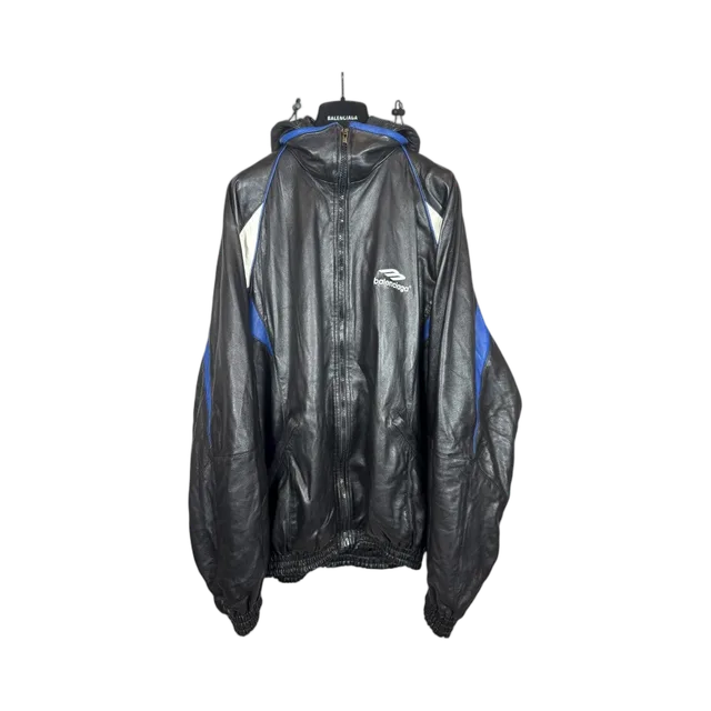 Balenciaga Jacket, Black / White / Blue