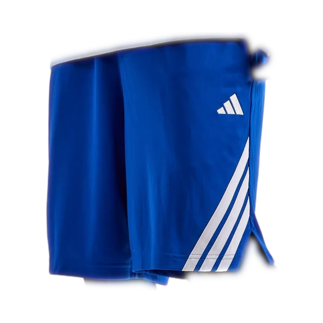 Soccer Crest Shorts, Blue And White