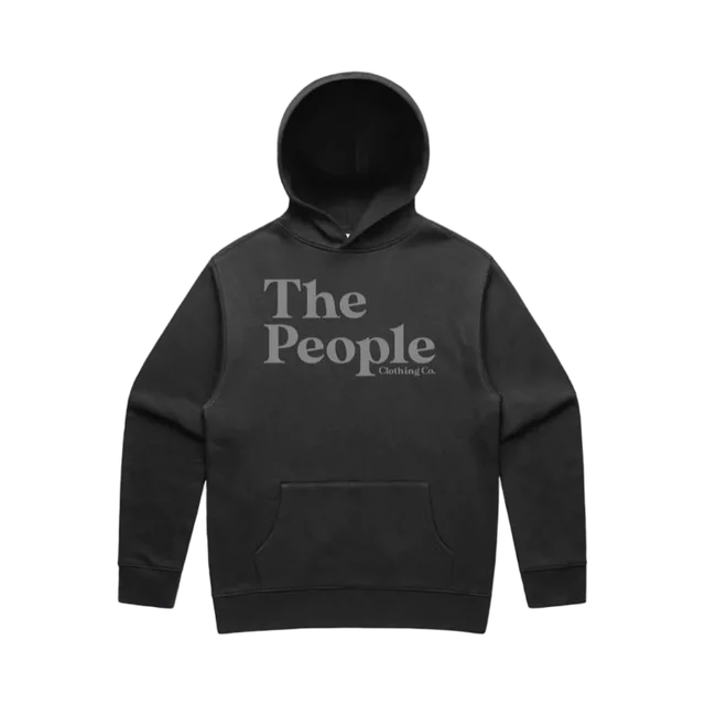 Gray Hoodie in Gray / Black / White