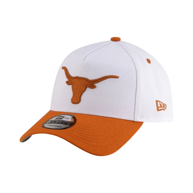 Texas Longhorns Cap in White / Burnt Orange