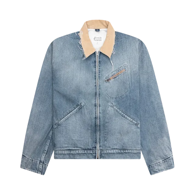 Light Blue Jacket, Light Blue / Tan