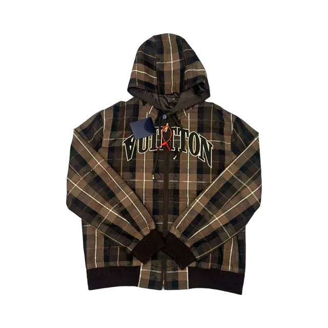 Louis Vuitton Jacket, Blue / Brown / Cream / Off-White