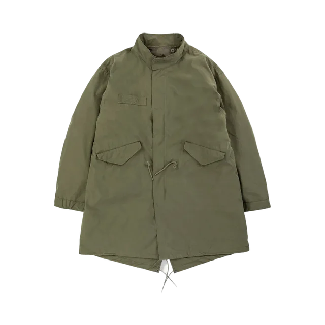 Olive Green With White And Black Accents Jacket, Olive Green With White And Black Accents