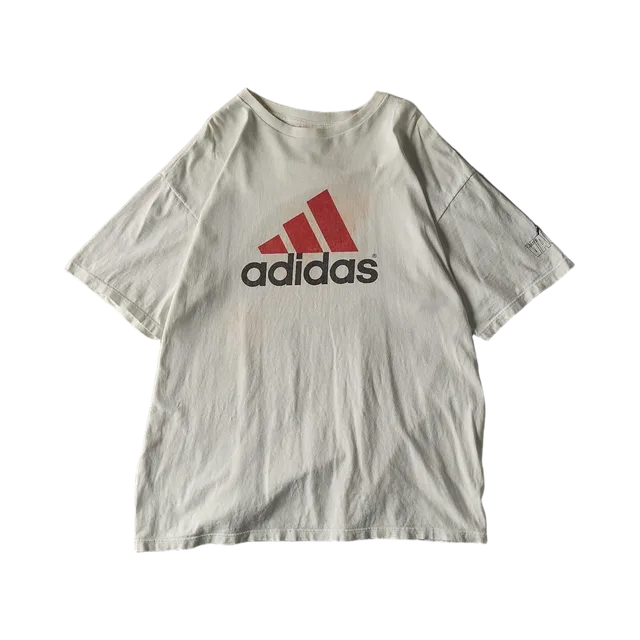Adidas T-Shirt, White / Red / Black