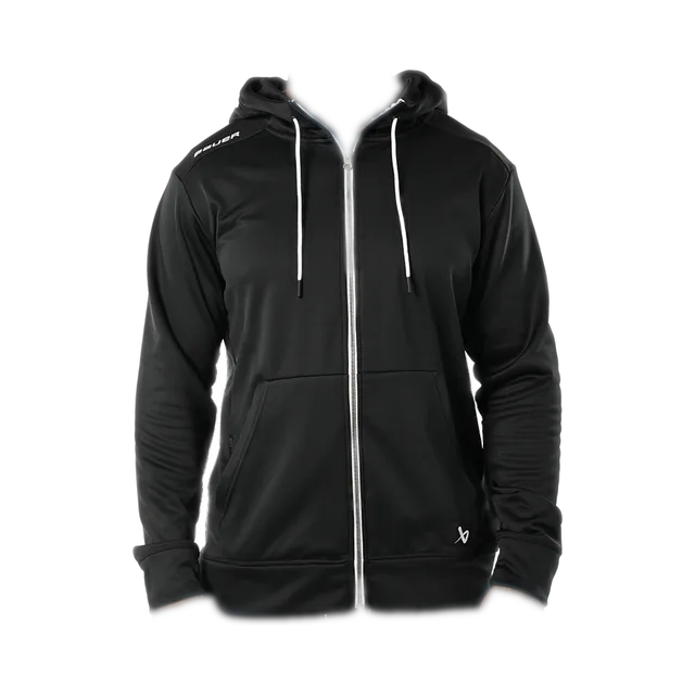 Bauer Hoodie, Light Gray / White