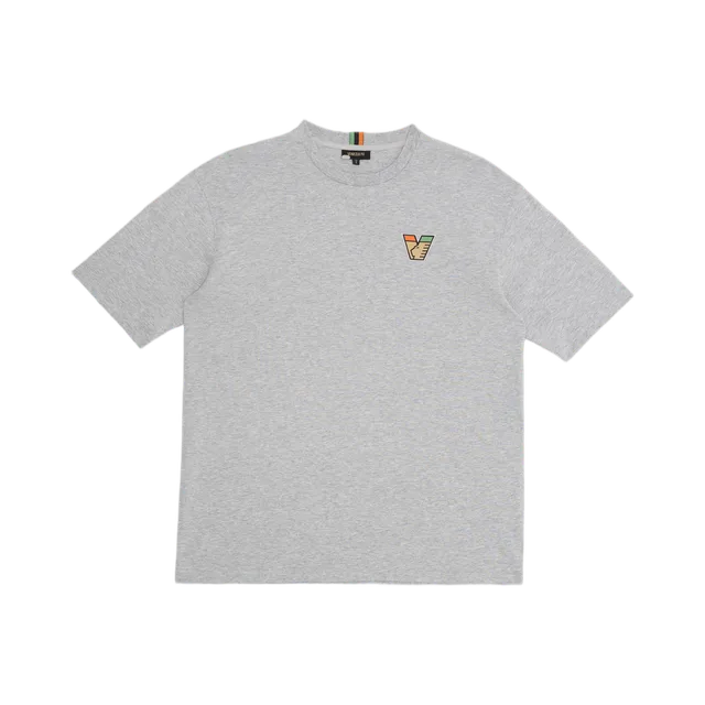Grey T-Shirt, Grey / Red / White