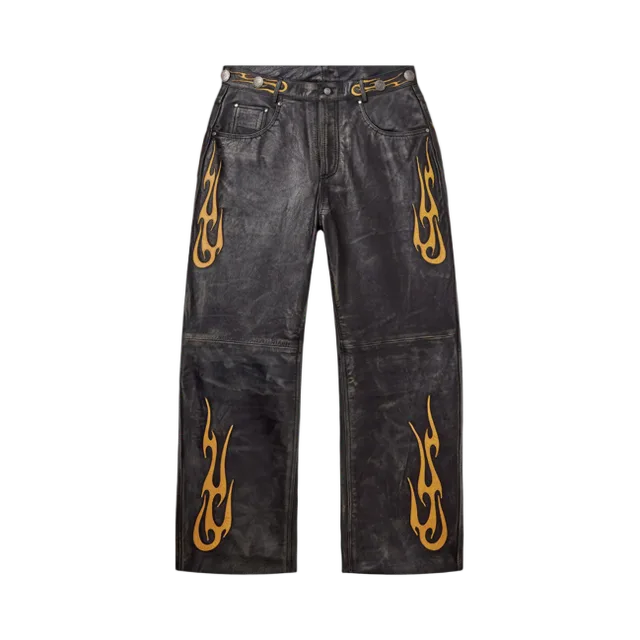 Black Pants, Black / Yellow