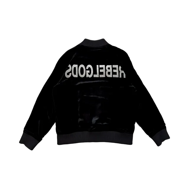 Undercover Rebel Gods Bomber Jacket, Black And White