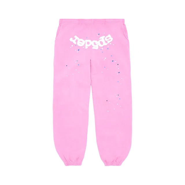 Sp5der Sweatpants, Pink