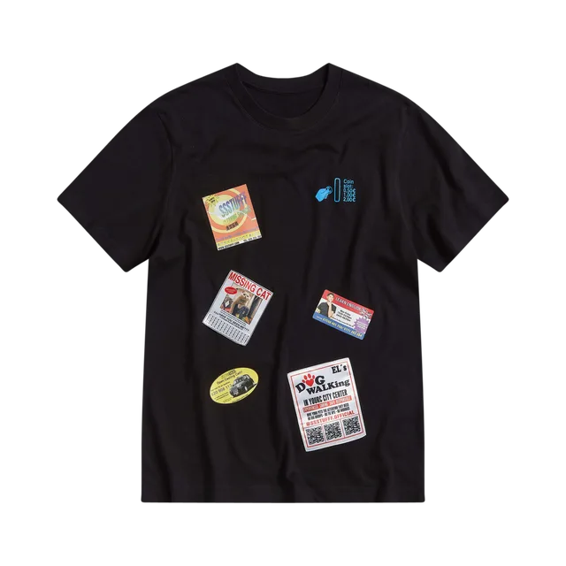 Ssstufff T-Shirt, White / Black